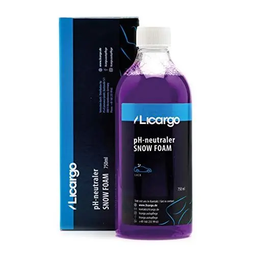 Produktbild: LICARGO® pH-neutraler Snow Foam (750ml) - schonende Vorwäsche mit dichtem Schaum - entfernt hartnäckigen Schmutz gründlich | Snow Foam Shampoo, Auto Schaumreiniger