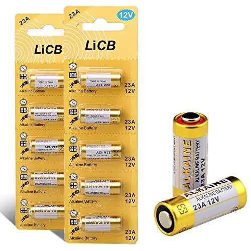 Produktbild: LiCB 10 Stück 23A 12V Alkaline Batterie, A23S MN21/23 L1028 A23 12V Batterie 3 Jahre Lagerfähigkeit 100% Voll Garantie