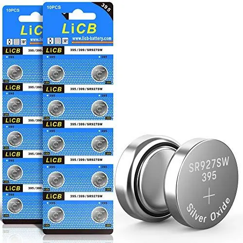 Produktbild: LiCB 20 Stück SR927SW batterien knopfzellen, 395 AG7 Batterien LR927 399 V395 1,5V uhrenbatterie