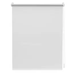 Produktbild: Lichtblick RKV.045.150.01 Verdunklungsrollo Klemmfix, 45 cm x 150 cm (B x L) in Weiß, ohne Bohren, Sonnen-, Sicht-, Hitze- & Kälte-Schutz, reflektierende Thermo-Rollo Funktion, Verdunkelung für Fenster & Türen