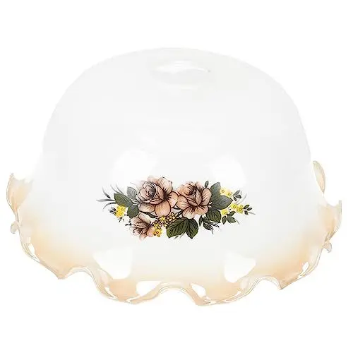 Produktbild: Lichtschatten Lampenschirm Drum Pendelleuchte Tulpenlampe leichte Abdeckungen Kugellampe schlafzimmer beleuchtung tischlampe kronleuchter Wandleuchtenschirm Lampenkamin Glas ANDRESLAD