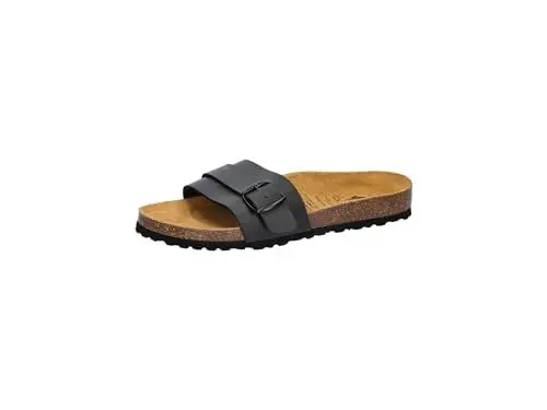 Produktbild: Lico Damen Bioline Solveig Pantoletten, Schwarz, 38 EU