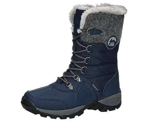 Produktbild: Lico Damen Silke Schneestiefel, Marine/Grau, 40 EU