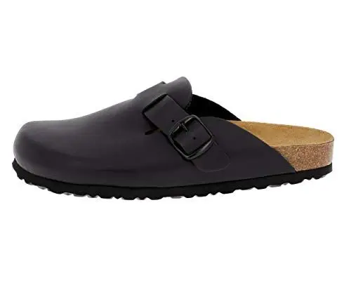 Produktbild: Lico Herren Bioline Clog Pantoletten, Schwarz, 50 EU
