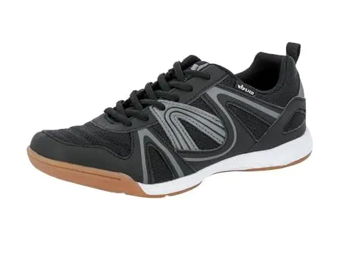 Produktbild: Lico Herren Fit Indoor Hallenturnschuh, Schwarz Grau, 41 EU