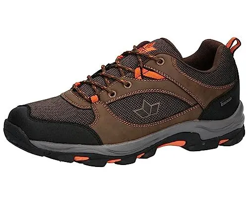 Produktbild: Lico Herren Melton Traillaufschuh, Braun/Schwarz/Orange, 40 EU