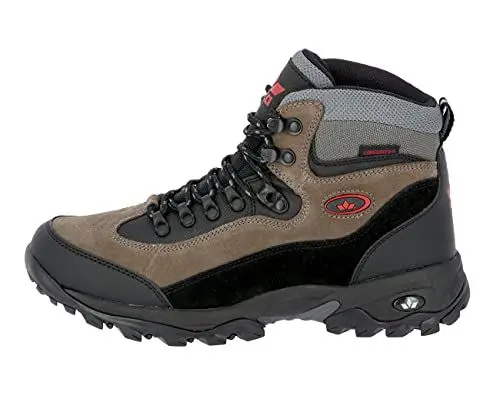 Produktbild: Lico Herren Milan Trekking- & Wanderstiefel, Schwarz Grau Rot, 48 EU