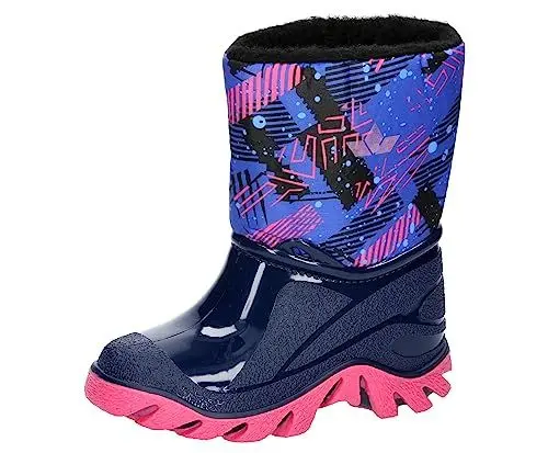 Produktbild: Lico Jungen Mädchen Player Gummistiefel, Marine/Pink, 20 EU