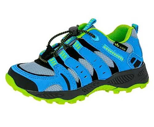 Produktbild: Lico Unisex Kinder Fremont Trekking-& Wanderhalbschuhe, Grau Blau Lemon, 37 EU