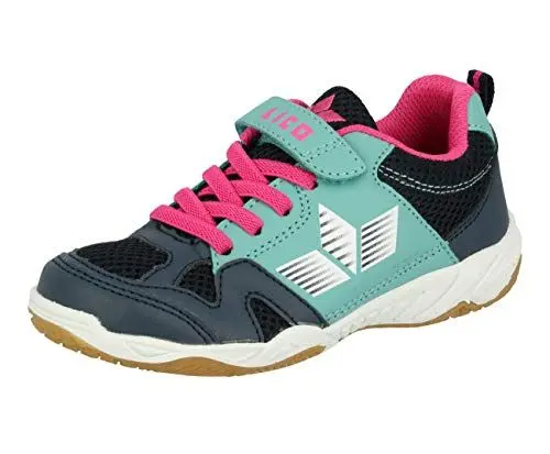 Produktbild: Lico Unisex Kinder Sport Vs Hallenturnschuhe, Marine Türkis Pink, 37 EU