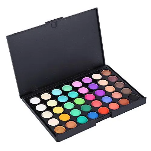 Produktbild: Cosiki Lidschatten-Palette, 40-Farben, Matt & Schimmernd, Wasserfest, Langanhaltend