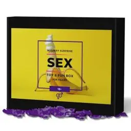 Produktbild: Liebesbox für Paare Sex Fun Box Sexspielzeug Paarzeit Sex Toy Set 10 Teile für Sie und Ihn Sexbox Zubehör Liebesspielzeug Liebesbox Geschenk ROMANTIC GETAWAY (Banana Box 10 Teilig)