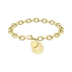 Produktbild: Liebeskind Berlin Armband mit Anhänger aus Edelstahl (Gold), 20 cm
