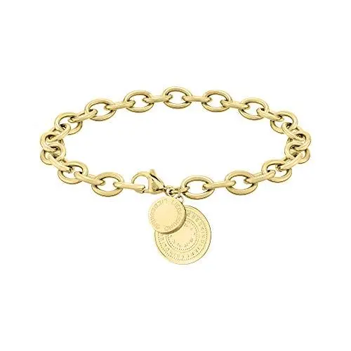 Produktbild: Liebeskind Berlin Armband mit Anhänger aus Edelstahl (Gold), 20 cm