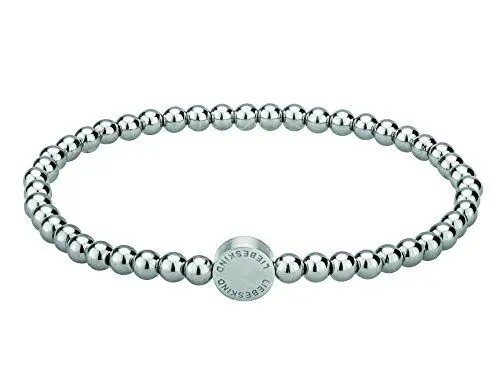 Produktbild: Liebeskind Berlin Beads-Armband aus Edelstahl mit Logotag