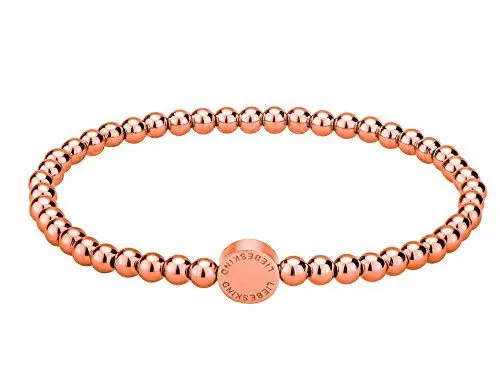 Produktbild: Liebeskind Berlin Beads-Armband aus Edelstahl mit Logotag