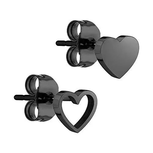 Produktbild: LIEBESKIND Damen-Ohrstecker Edelstahl (schwarz)