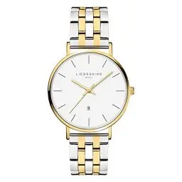 Produktbild: Liebeskind Berlin Damen Analog Quarz Uhr mit Edelstahl Armband LT-0215-MQ