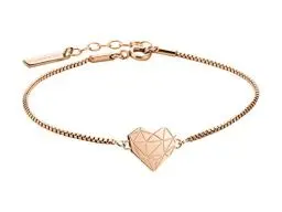 Produktbild: Liebeskind Berlin Damen Armband Herz Edelstahl Silber 20 cm (roségold)
