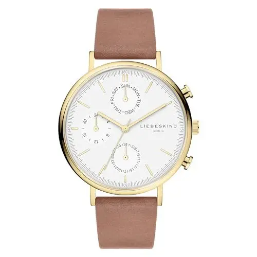 Produktbild: Liebeskind Berlin Armbanduhr LT-0381-LM IP Gold braun