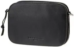 Produktbild: Liebeskind Berlin Damen-Umhängetasche „Luka“ – Cross-Body Bag aus Leder mit verstellbaren Schulterriemen – kleine -Schultertasche, Fächer mit Reißverschluss – Shoulder Bag schwarz