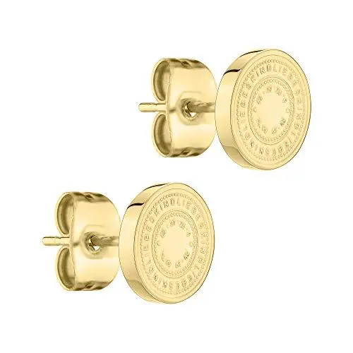 Produktbild: Liebeskind Berlin Münz-Ohrstecker LJ-0774-E-08 IP Gold