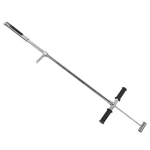 Produktbild: LiebeWH Bodenprobenahme-Sonde, Edelstahl-Bodenprobenahme-Werkzeug, T-Griff, Bodentest-Set mit Pedal für Rasen, Pflanzen, Garten und Bauernhof