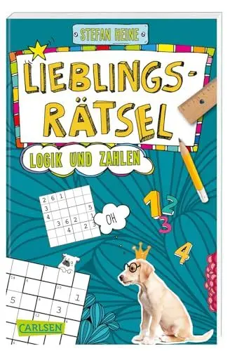 Produktbild: Lieblingsrätsel – Logik und Zahlen ab 10 Jahren: Rätselbuch für Jungen und Mädchen ab der 4. Klasse mit Rechenrätseln, Sudokus, Logicals und Denkspielen
