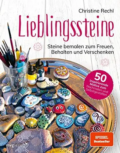Produktbild: Lieblingssteine: Steine bemalen zum Freuen, Behalten und Verschenken. 50 inspirierende Motive zum Nachmalen und Selbstgestalten.