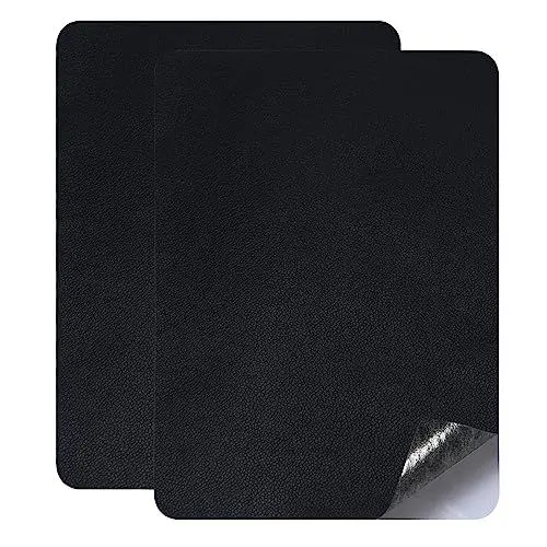 Produktbild: Lifeant 1 2 Pieces Patch, Kunstsoff, Lederflicken Selbstklebend Schwarz, Leder Selbstklebend für Sofas, Couch, Autositze, Möbel Leder Reparatur, 20 x 80cm, 2