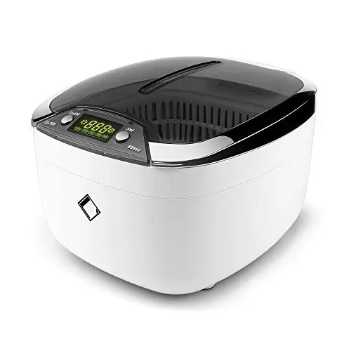 Produktbild: LifeBasis Ultraschallreinigungsgerät Ultraschallreiniger Brillenreinigungsgerät 850ml Ultraschallgerät mit LED Beleuchtung Zahnspangenreinigung Ultraschallbad für Brille CDs DVD Schmuck Uhren