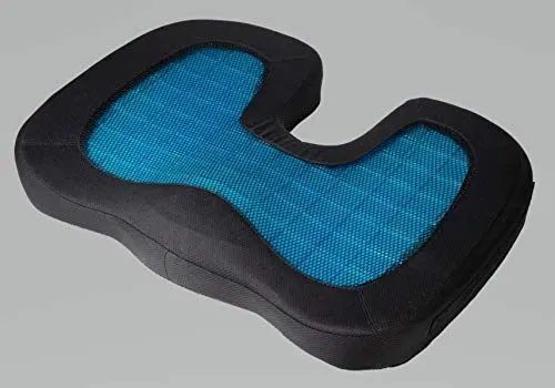Produktbild: Lifenaxx 4861 Sitzkissen mit Geleinlage LX-014 - Gesundheit, Gelkissen, Rücken, Bandscheibe, Sitzhilfe, Kinder, Reisen, Home Office.