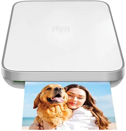Produktbild: Lifeprint 3x4.5 Tragbarer Foto- und Videodrucker für iOS- und Android-Geräte. Erwecken Sie Ihre Fotos mit Augmented Reality zum Leben - Weiß
