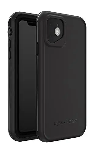 Produktbild: LifeProof Fre Hülle für iPhone 11, Wasserdicht (IP68), stoßfest, schmutzabweisend, Sturzschutz bis 2 Meter, schlanke Hülle mit integriertem Displayschutz, Schwarz