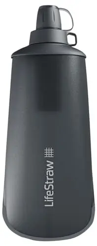 Produktbild: LifeStraw Peak Squeeze Bottle 1L (grey)