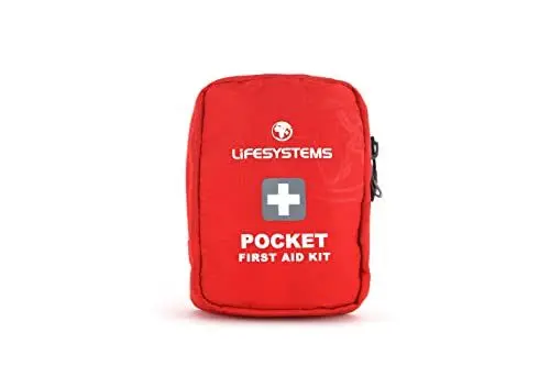 Produktbild: Lifesystems „Pocket“ Erste-Hilfe-Set, CE-konformer Inhalt, speziell für Wandern und Outdoor-Aktivitäten, Red