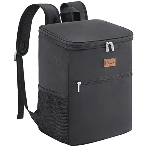 Produktbild: Lifewit 24L Kühl Rucksack Kühlrucksack Kühltasche Picknicktasche Groß Isoliert Cooler Bag Männer Frauen für Strand/Picknick/Camping/BBQ/Wandern, Schwarz
