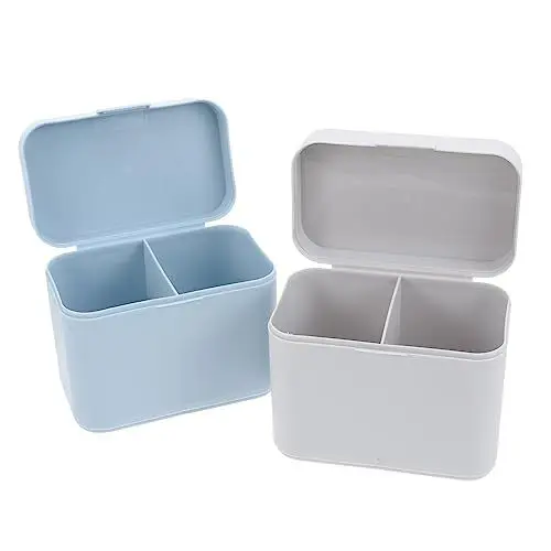 Produktbild: LIFKICH Wattepads Aufbewahrungsbox Und Wattestäbchen Behälter Für Badezimmer Organizer Zum Aufbewahren Von Nailart Werkzeugen Und Nagellack
