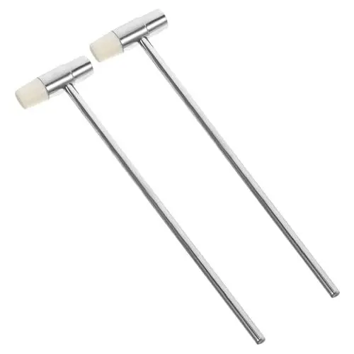 Produktbild: LIFKICH 2 Stück Mini-hämmer Aus Metall Tragbar Für Reparaturen Und Richter Kompakt Und Sicher
