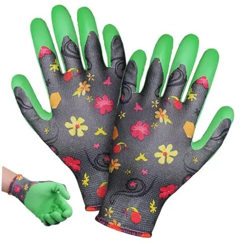 Produktbild: LIFKICH Gartenhandschuhe Für Herren Und Damen Atmungsaktive Arbeitshandschuhe Ideal Für Gartenarbeit Beschneiden Graben Und Pflanzen Robuste Und Langlebige Handschuhe