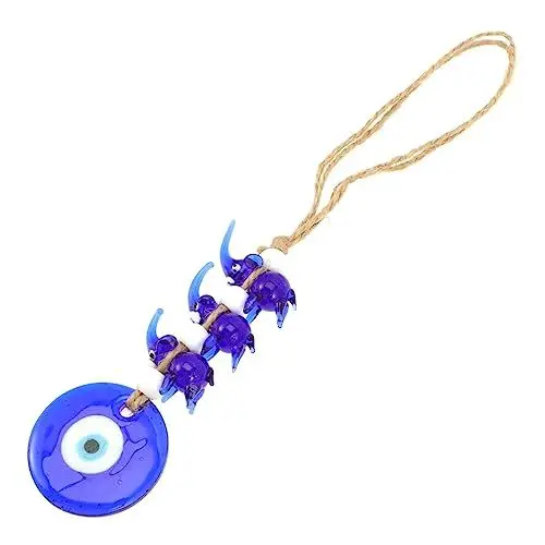 Produktbild: LIFKICH Türkischer Böser Blick Wandbehang Glas Blaues Auge Hängedekoration Für Taschen Und Wände Schutzamulett Stilvolle Wohnkultur Perfektes Für Freunde Und Familie