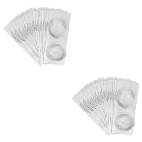 Produktbild: LIFKOME 100 Stk Kaffeekapselbecherfolie Espressosiegel Kaffeekapseln versiegeln Deckel Kaffeesatz Aufkleber Kaffee-Verschlussdeckel Deckel für kleine Espressofolien Einweg kaffee abdeckung