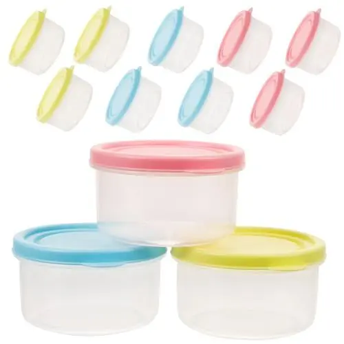 Produktbild: LIFKOME 12stücke Gefrierbehälter Für Lebensmittel Mit Deckel Plastikbehälter Als Kühlschrankbox Obst Organizer Und Snack-aufbewahrungsbehälter Tragbare Aufbewahrungsbox Für