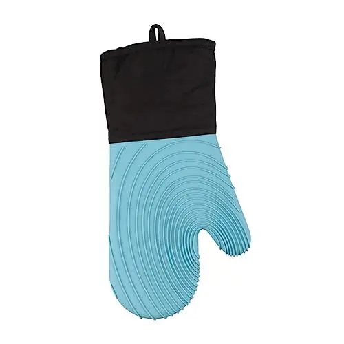 Produktbild: LIFKOME Silikonhandschuhe Für Grillen Mit Wärmedämmung Hitzebeständig Für Küche Und Outdoor-Gebrauch Langlebige Schutzhandschuhe
