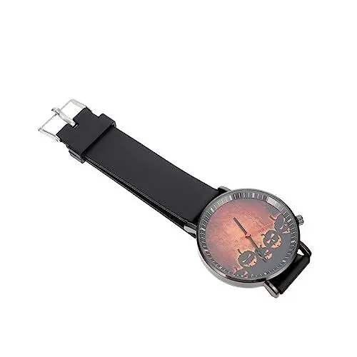 Produktbild: LIFKOME 3d-gedruckte Personalisierte Uhr Halloween- Unisex-armbanduhr für Das Schulbüro