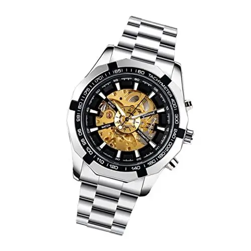 Produktbild: LIFKOME Herrenmodeuhr - Automatisches Mechanisches Skelett - Herrenuhr - Luxus