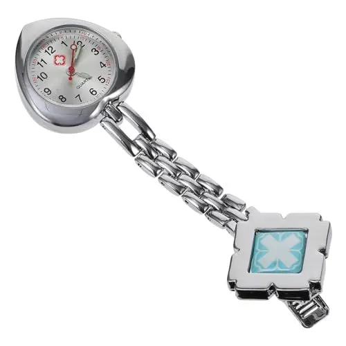 Produktbild: LIFKOME Herzform Taschenuhr Für Krankenschwestern Design Langlebige Legierung Praktische Pflegeuhr Für Ärzte Und Pflegepersonal Vielseitig Einsetzbar Und Benutzerfreundlich