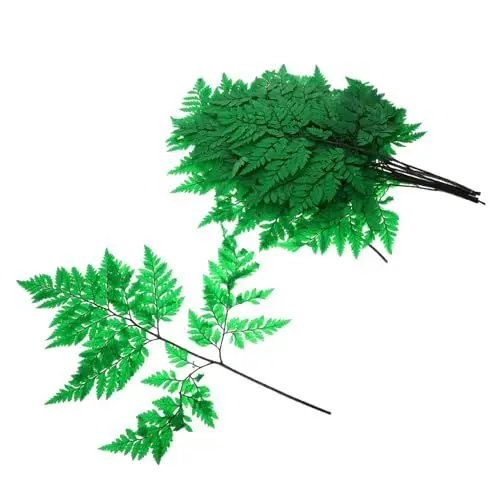Produktbild: LIFKOME 1 Farnblätter Farne Requisiten Farndekoration Anlage künstliche Pflanzen Farne Modellschmuck Pflanzen Farne konservierte Dekorationen hoher Berg getrocknete Blumen schmücken