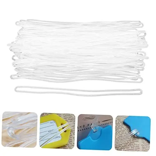 Produktbild: LIFKOME Gepäck 100 Stück Pvc-gepäckanhänger-gurte Namensschild Beutelanhänger Id-gurt Für Koffer