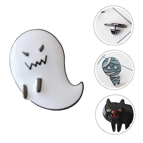 Produktbild: LIFKOME 1 Satz Halloween-brosche Halloween-neuheitsbrosche Halloween-emaille-anstecknadel Süße Anstecknadeln Modeschmuck Halloween-requisiten Halloween- Legierung 4 Stück